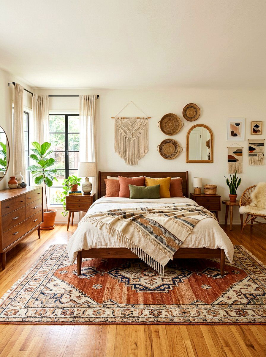 Mid Century Modern Boho - 30 boho teen room ideas