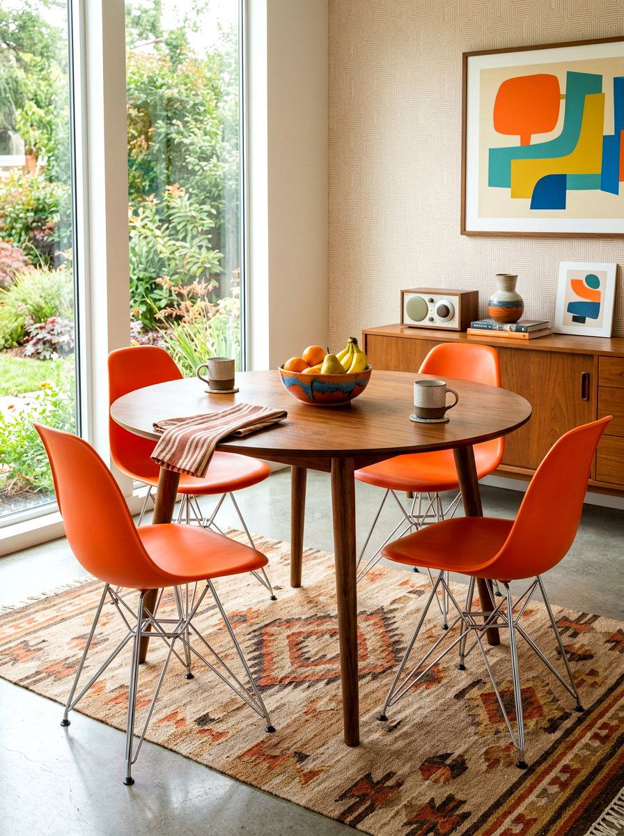 Mid Century Modern Breakfast Table - 30 round breakfast table ideas
