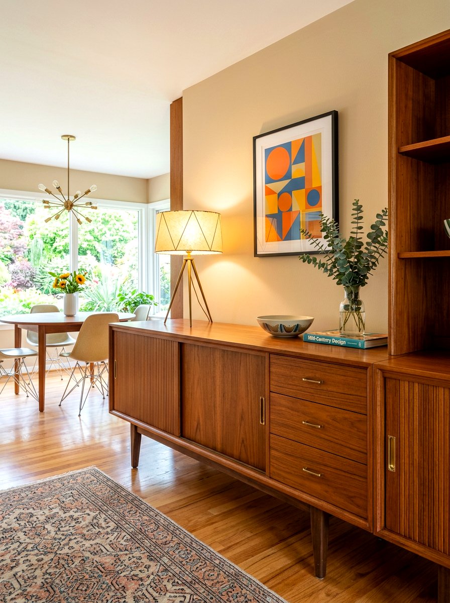 Mid Century Modern Built In Buffet - 30 built in buffet dining ideas