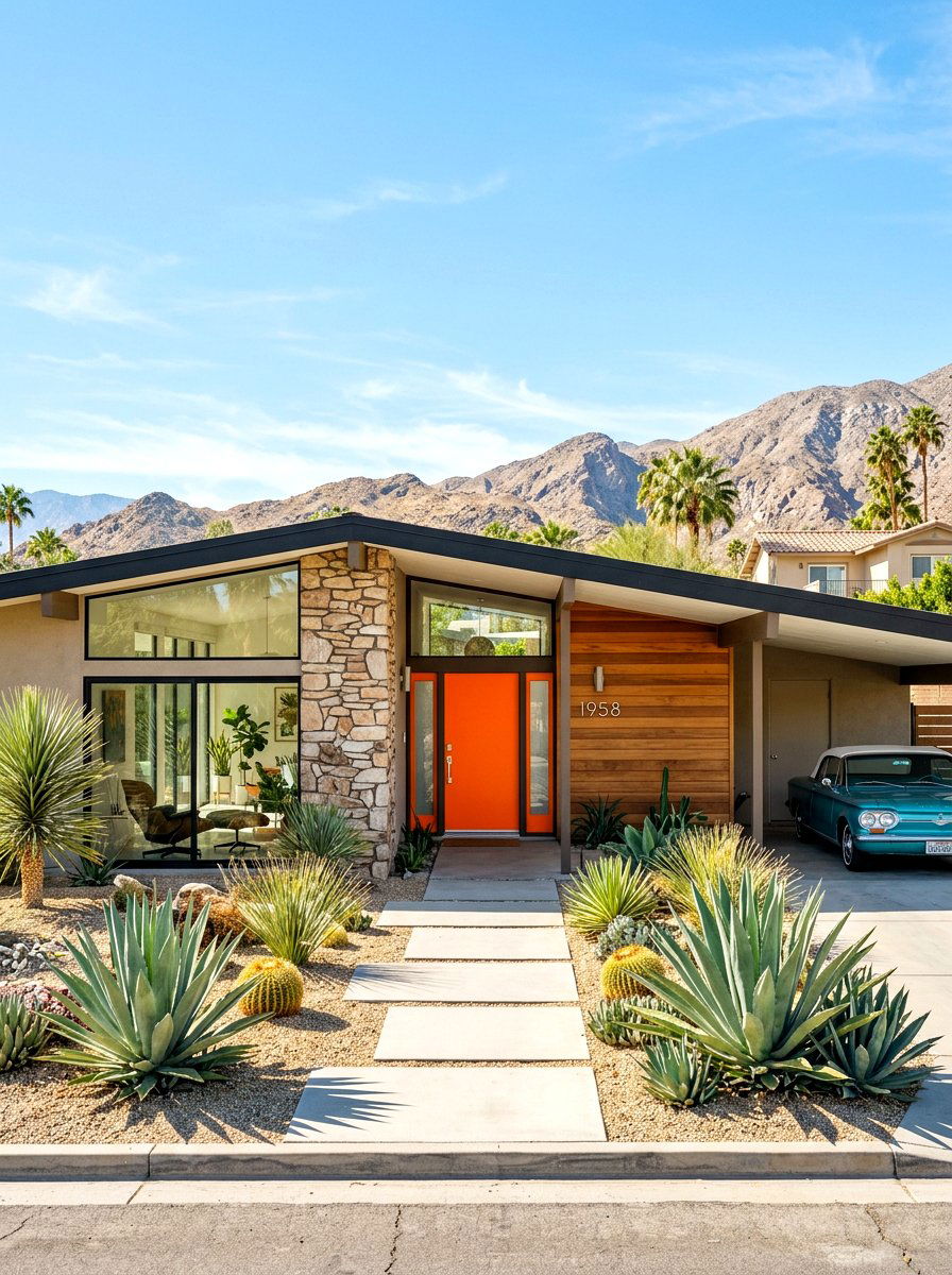 Mid Century Modern Bungalow - 30 bungalow exterior ideas