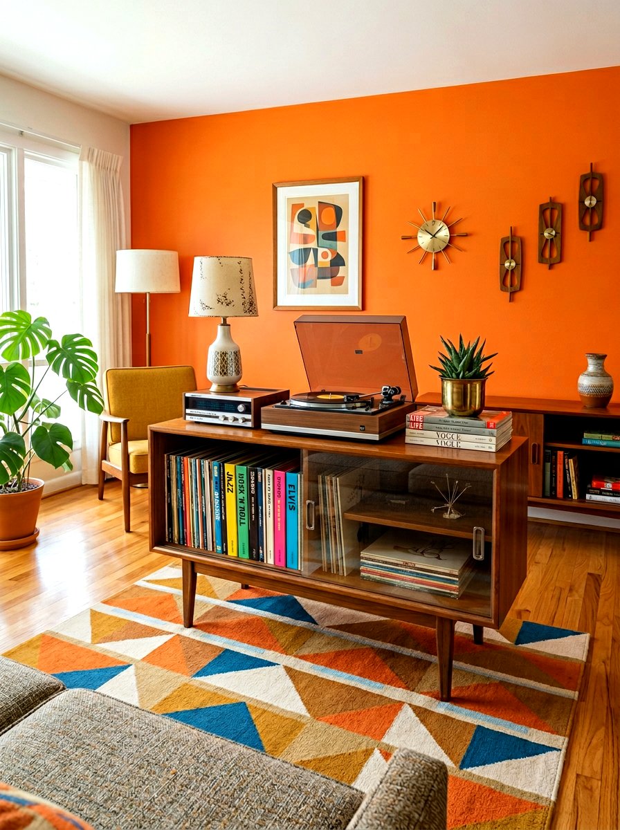 Mid Century Modern Cabinet Retro Living Room - 30 display cabinet ideas