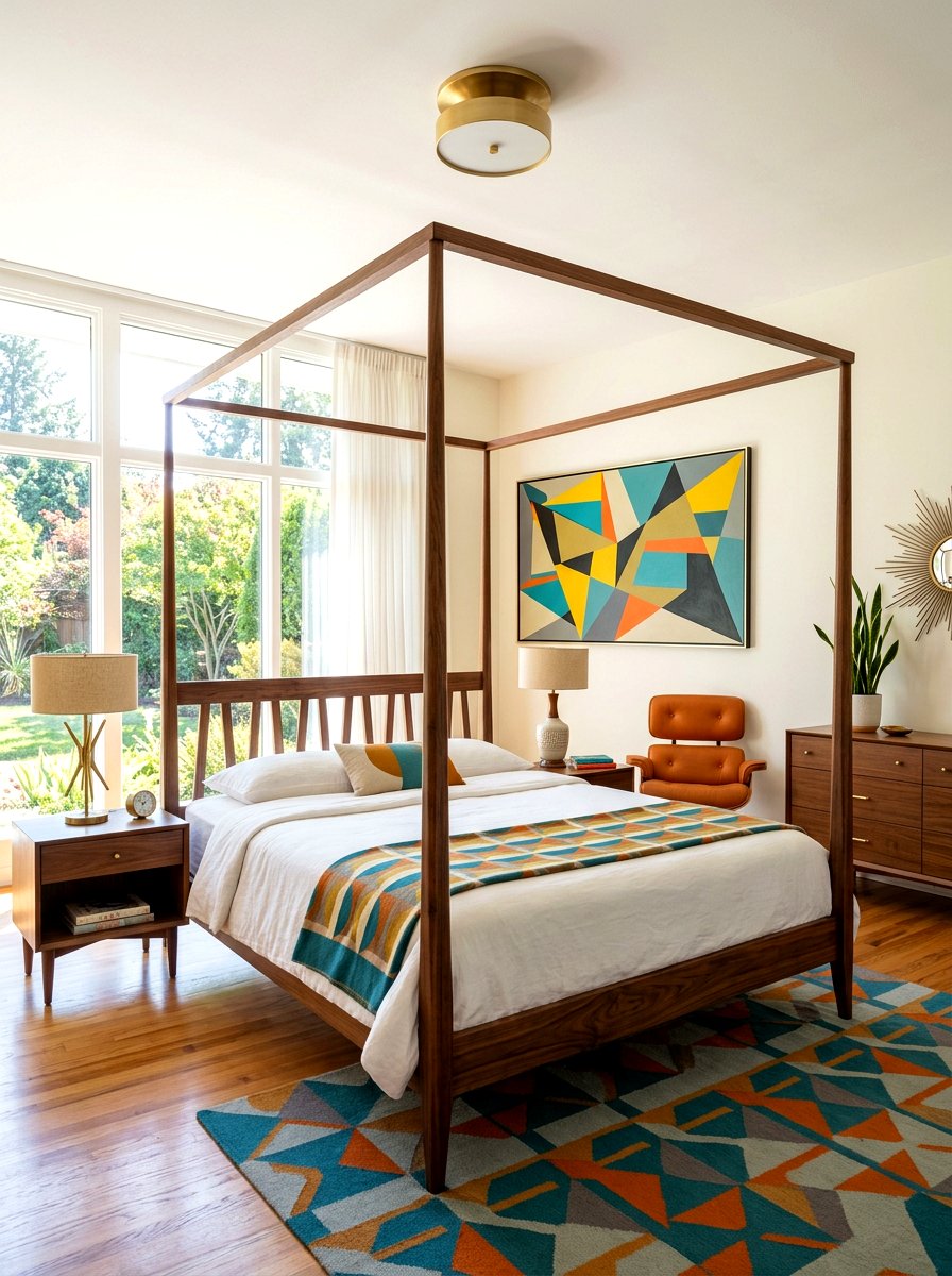 Mid Century Modern Canopy Bed - 30 statement canopy bed bedroom ideas