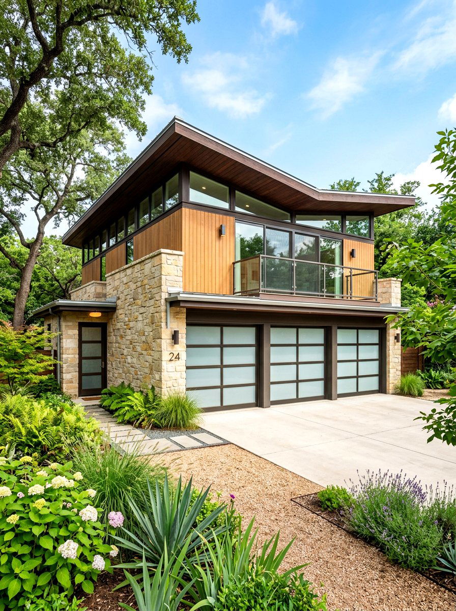 Mid Century Modern Carriage House - 30 carriage house exterior ideas aesthetic