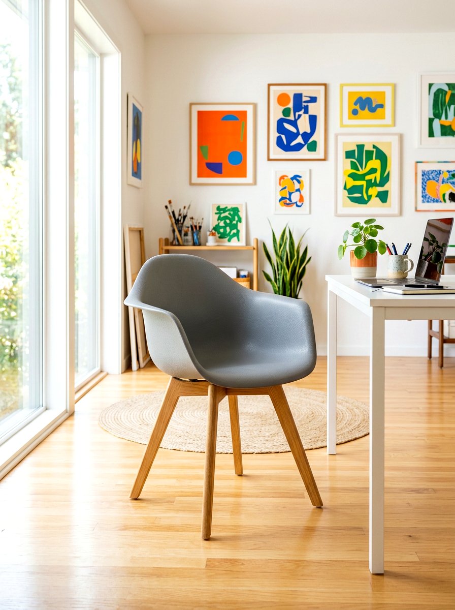 Mid Century Modern Chair - 30 office guest chair ideas