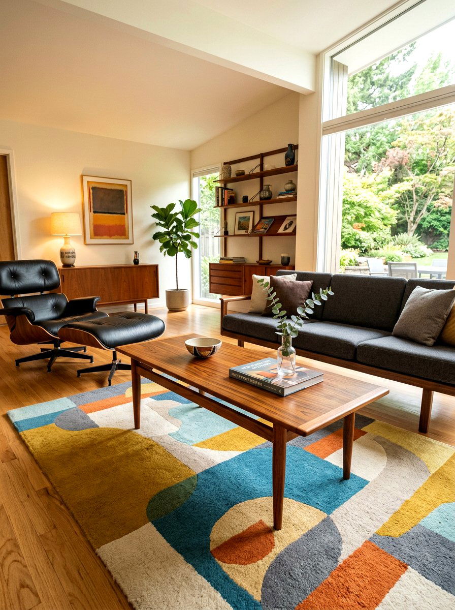 Mid Century Modern Coffee Table - 30 oversized coffee table ideas