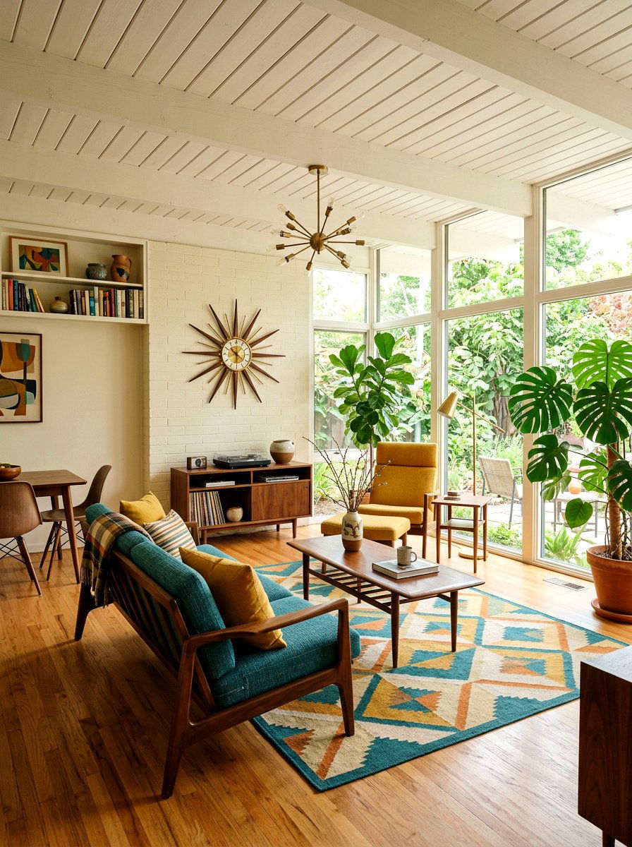 Mid Century Modern Cottage - 30 tiny cottage decor ideas