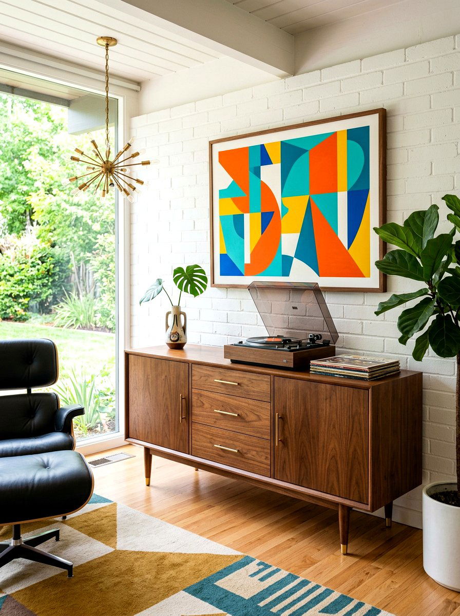 Mid Century Modern Credenza - 30 mail sorting cabinet ideas