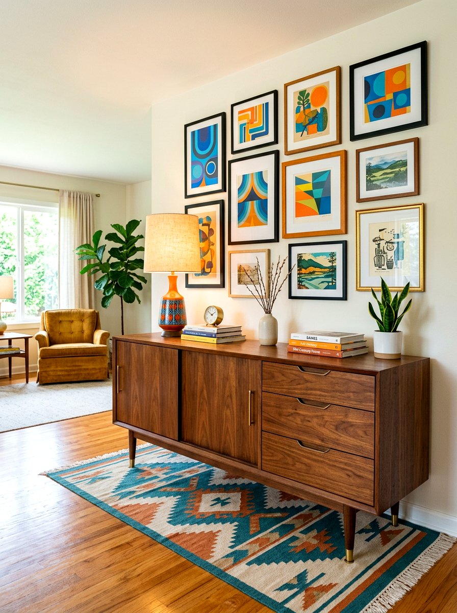 Mid Century Modern Credenza - 30 living room furniture ideas