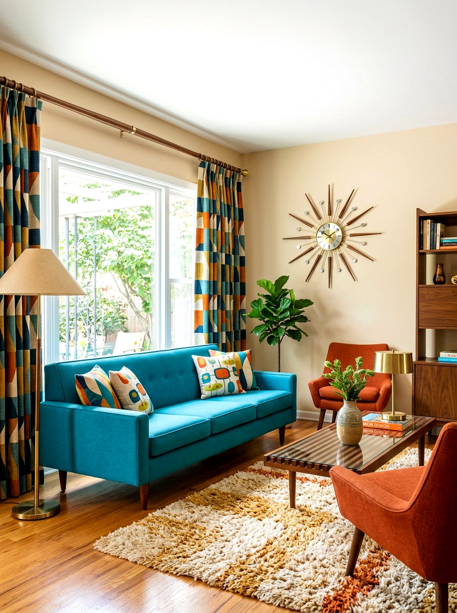 Mid Century Modern Curtain Rod - 30 curtain rod styling ideas