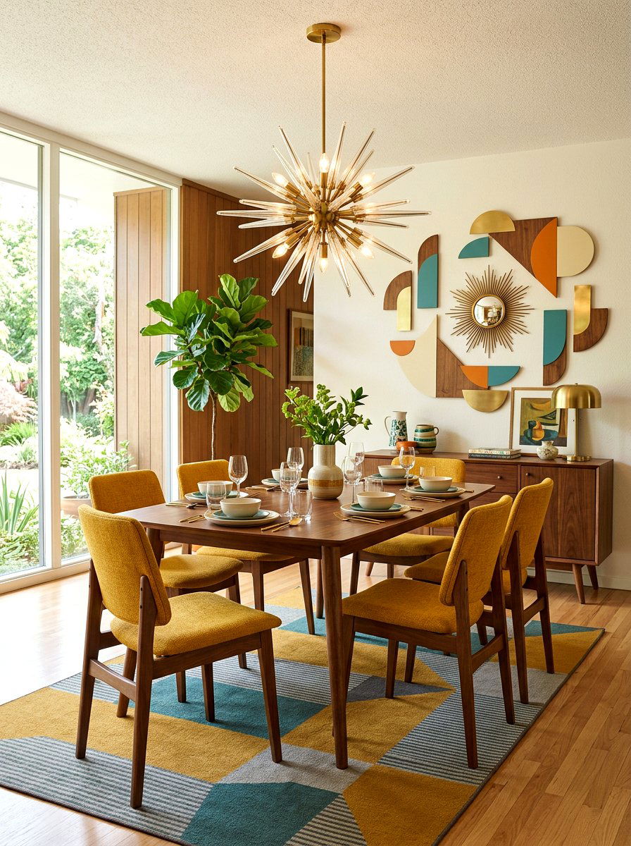 Mid Century Modern Dining Room - 30 modern dining room ideas