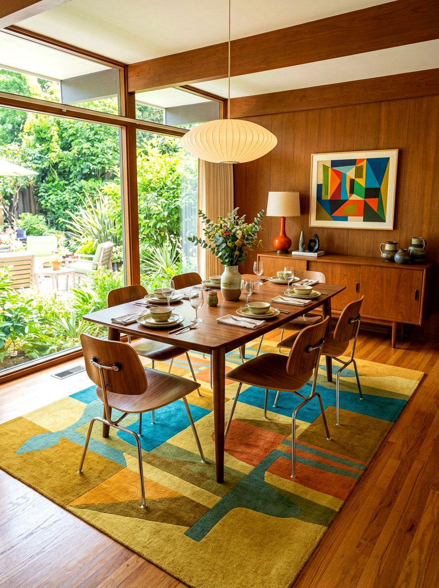 Mid Century Modern Dining Room - 30 editorial dining room ideas
