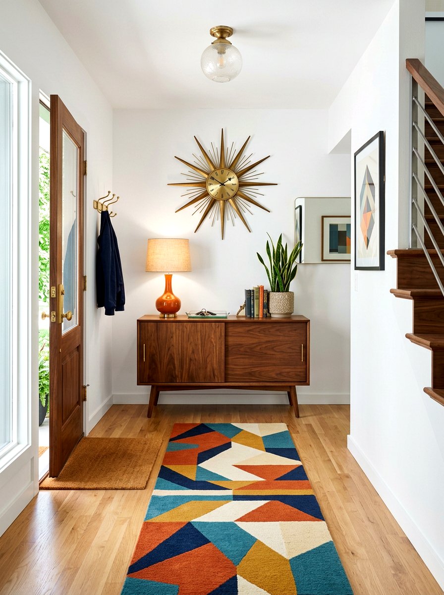 Mid Century Modern Entryway - 30 welcoming entryway ideas
