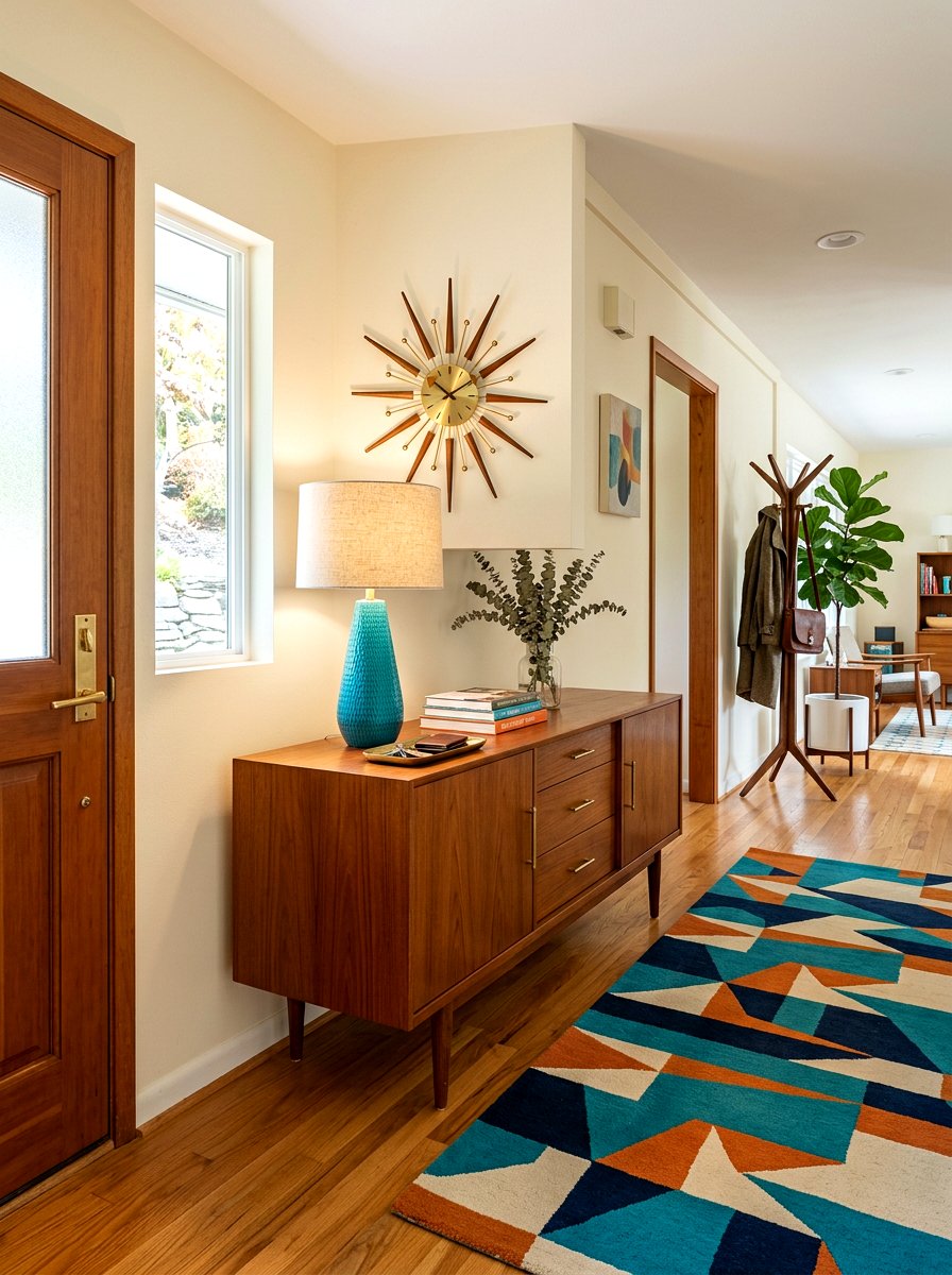 Mid Century Modern Entryway - 30 viral entryway ideas