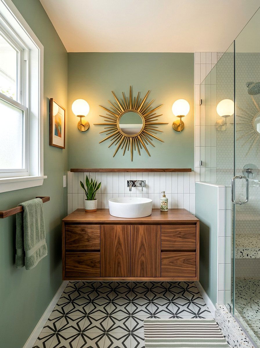 Mid Century Modern Faucet - 30 wall mounted faucet bathroom ideas