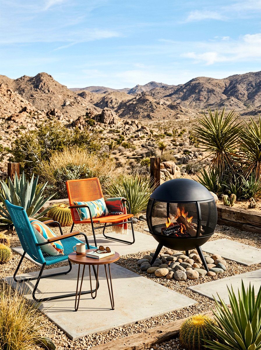 Mid Century Modern Fire Pit - 30 modern fire pit ideas