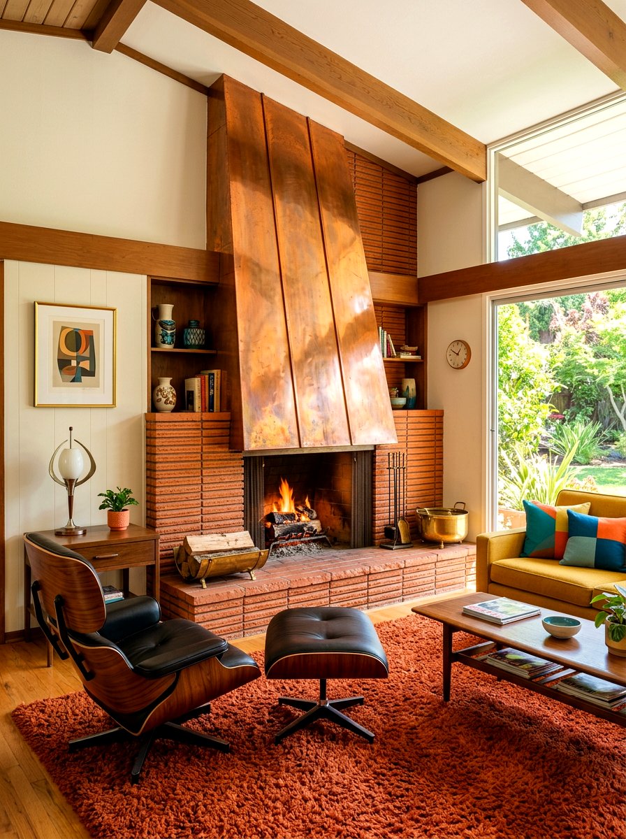 Mid Century Modern Fireplace - 30 modern fireplace surround ideas