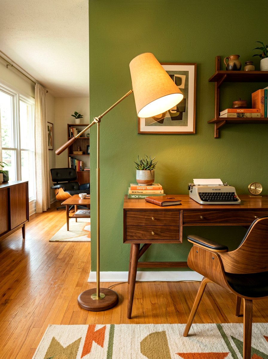 Mid Century Modern Floor Lamp - 30 office floor lamp ideas