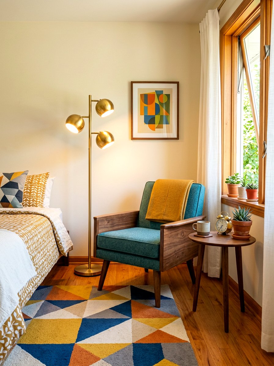 Mid Century Modern Floor Lamp - 30 floor lamp bedroom corner ideas