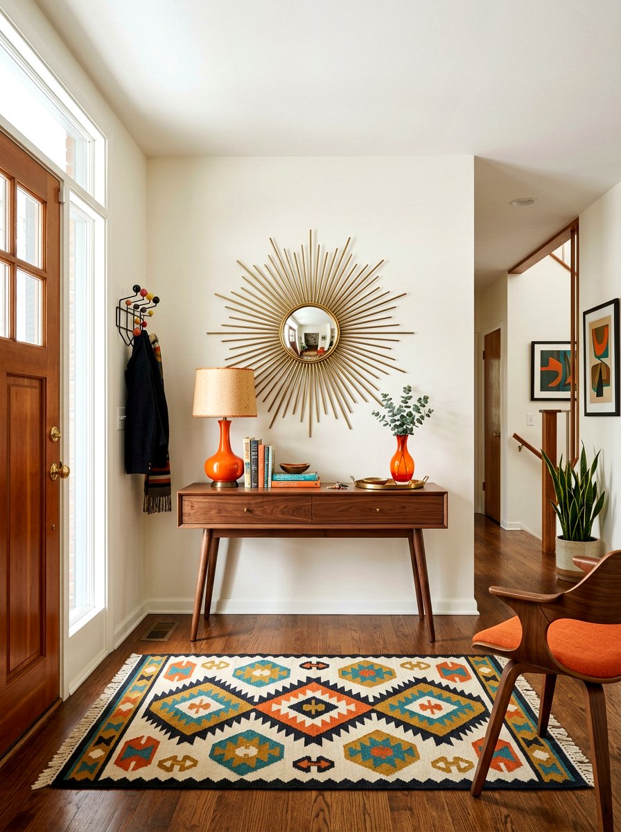 Mid Century Modern Foyer - 30 foyer ideas