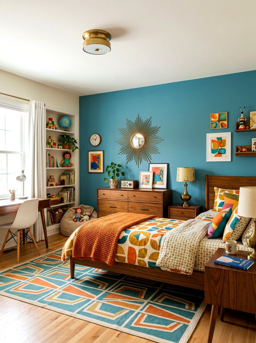 Mid Century Modern Girl Bedroom - 30 girls bedroom decor ideas