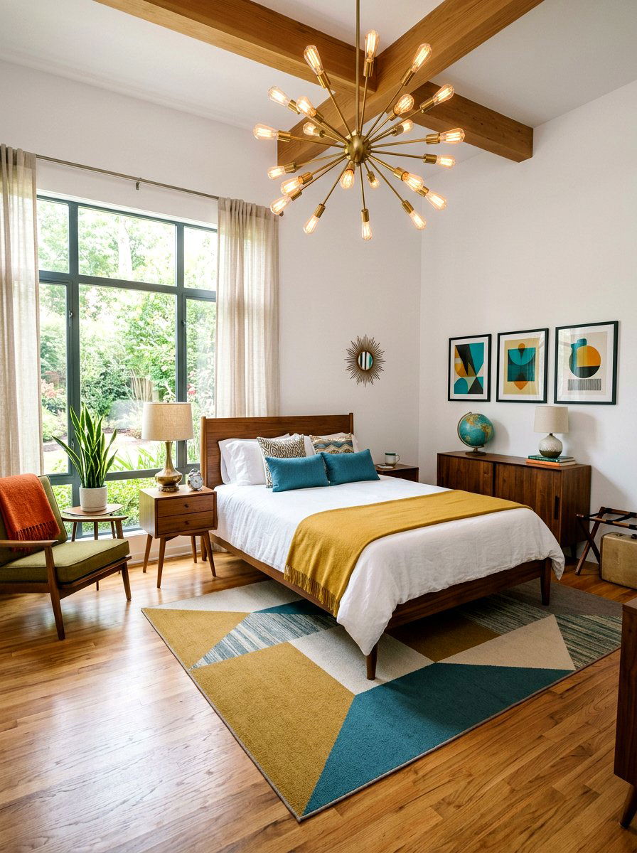 Mid Century Modern Guest Bedroom - 30 guest bedroom ideas