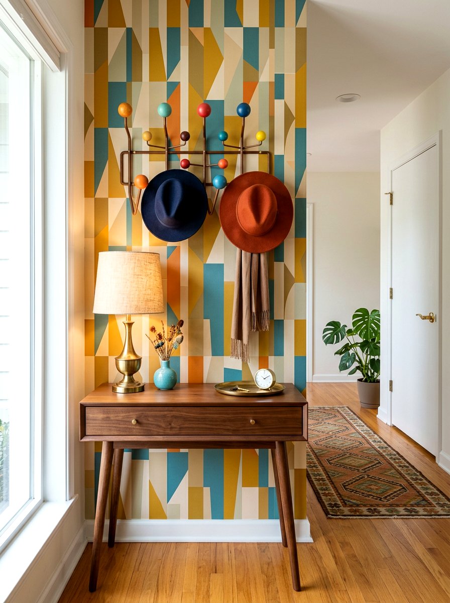 Mid Century Modern Hat Rack - 30 coat rack ideas