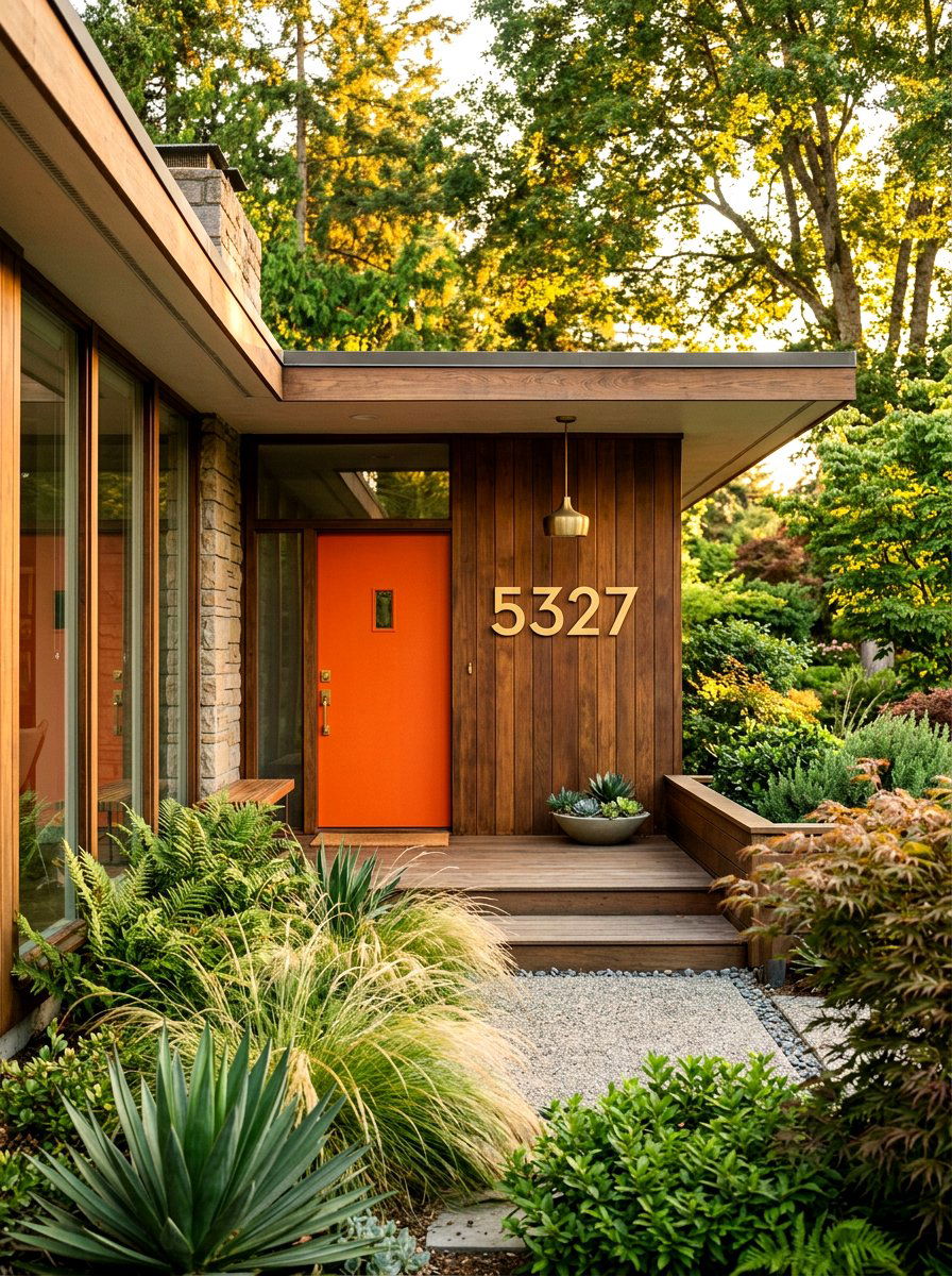 Mid Century Modern House Number - 30 house number sign ideas luxury