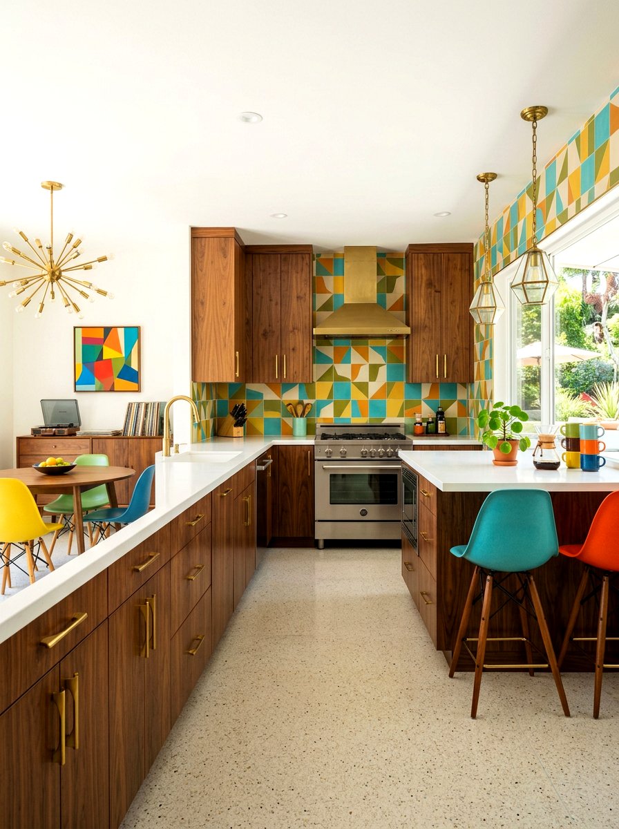 Mid Century Modern Kitchen Brass - 30 brass kitchen hardware ideas