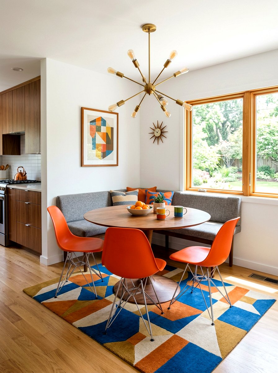 Mid Century Modern Kitchen Nook - 30 kitchen nook ideas