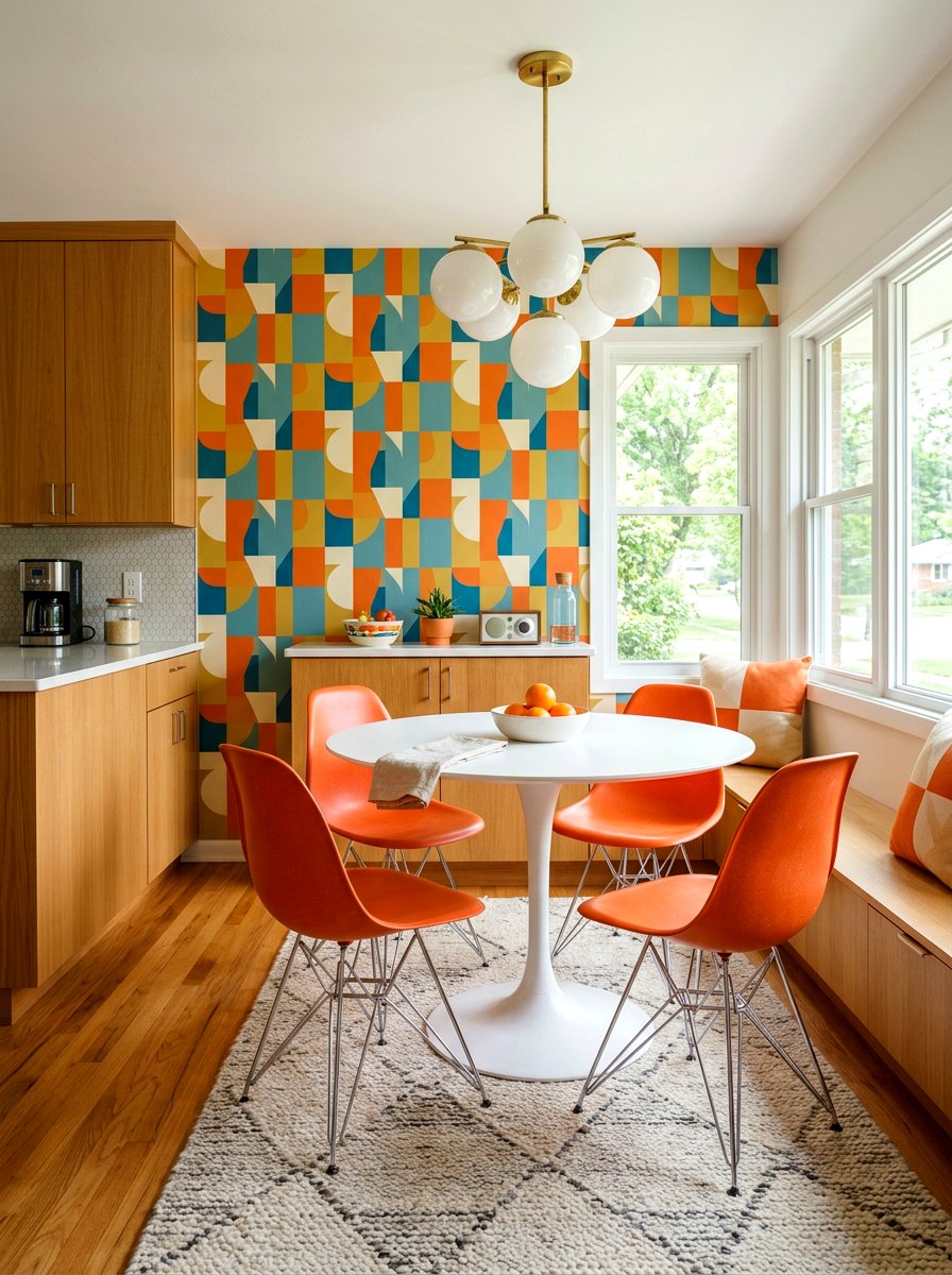 Mid Century Modern Kitchen Nook - 30 eat in kitchen ideas