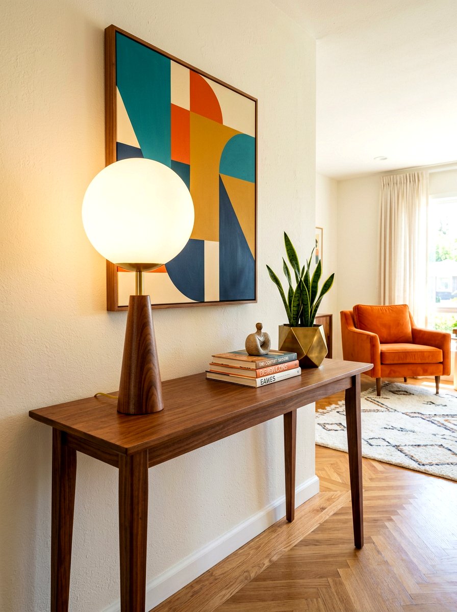 Mid Century Modern Lamp - 30 foyer lamp styling ideas