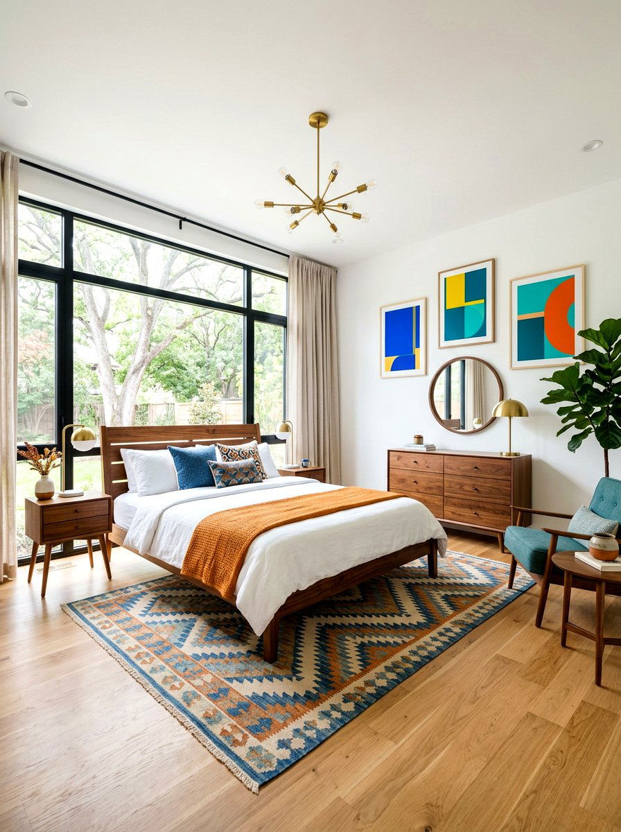 Mid Century Modern Light Bedroom - 30 light and airy bedroom ideas