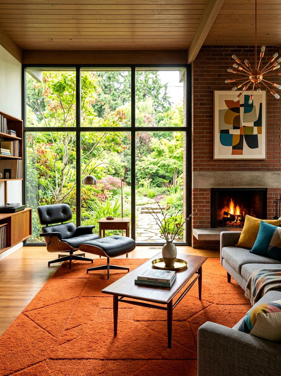 Mid Century Modern Living Room - 30 collected luxury living room ideas