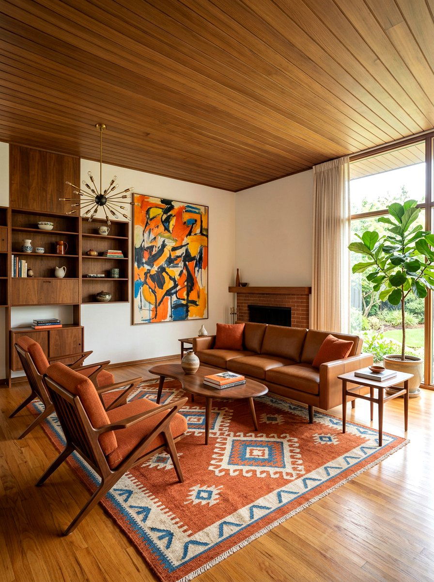 Mid Century Modern Living Room - 30 formal living room ideas