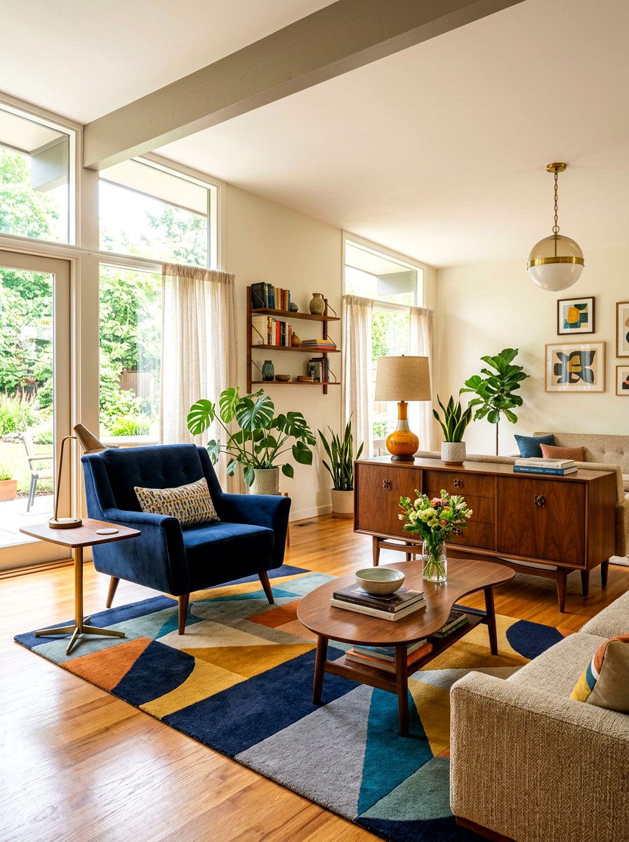 Mid Century Modern Living Room - 30 modern living room ideas
