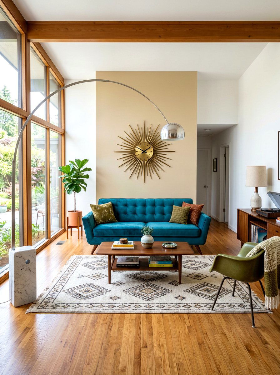 Mid Century Modern Lounge - 30 home entertaining room ideas