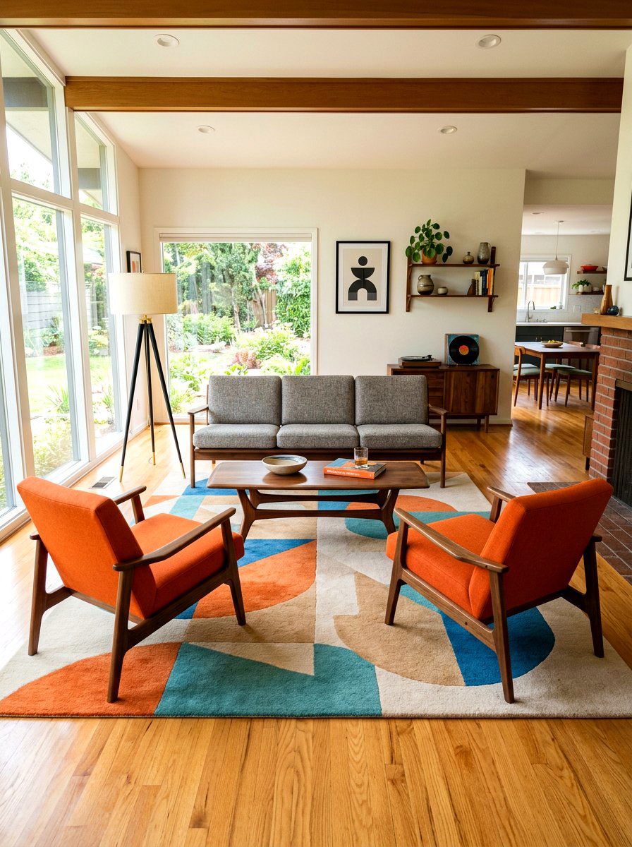 Mid Century Modern Lounge - 30 analog living room ideas