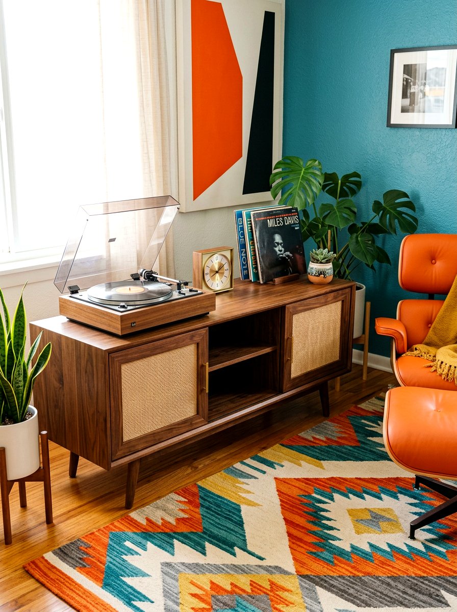 Mid Century Modern Media Console - 30 media console styling ideas