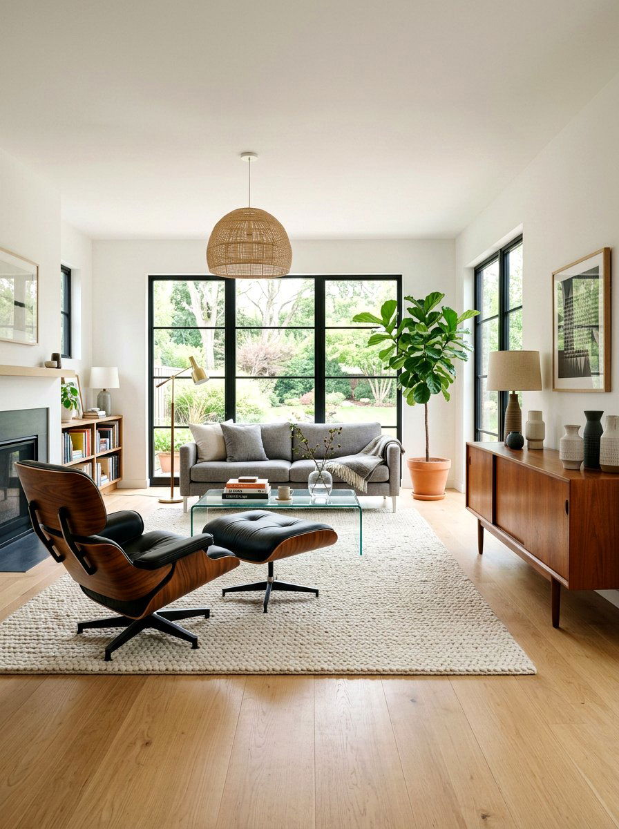 Mid Century Modern Mix - 30 eclectic home decor ideas
