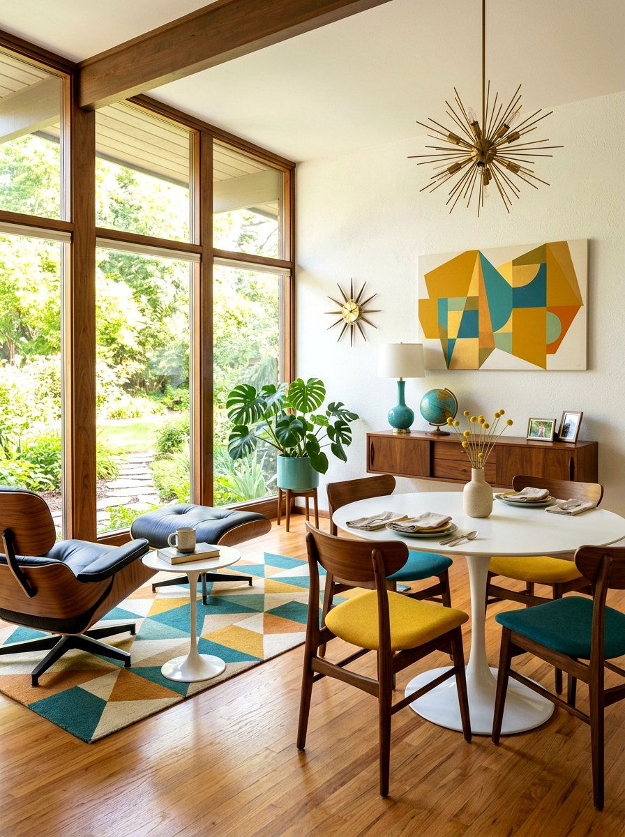 Mid Century Modern Morning Room - 30 morning room ideas