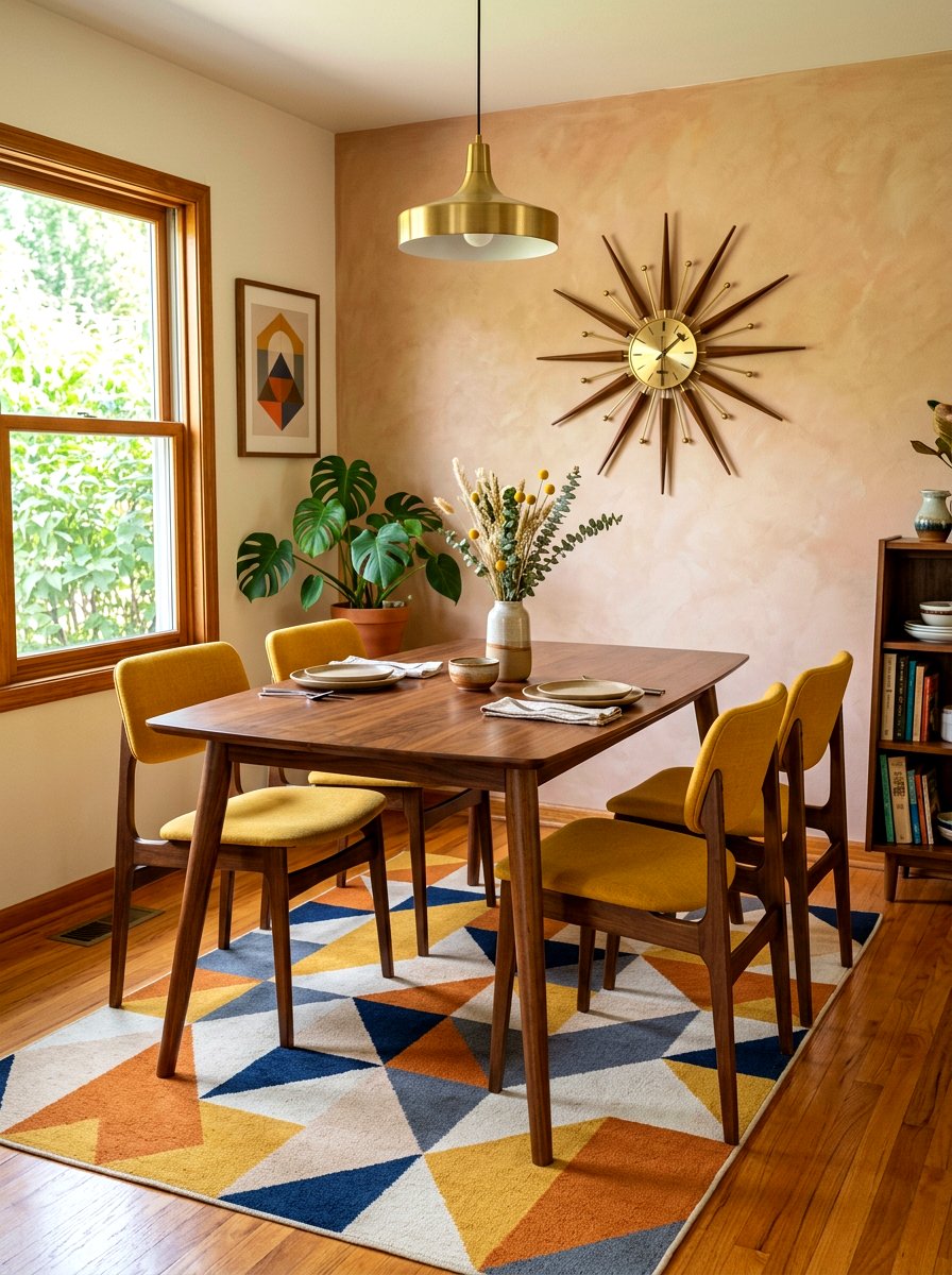 Mid Century Modern Nook - 30 corner breakfast coffee nook ideas