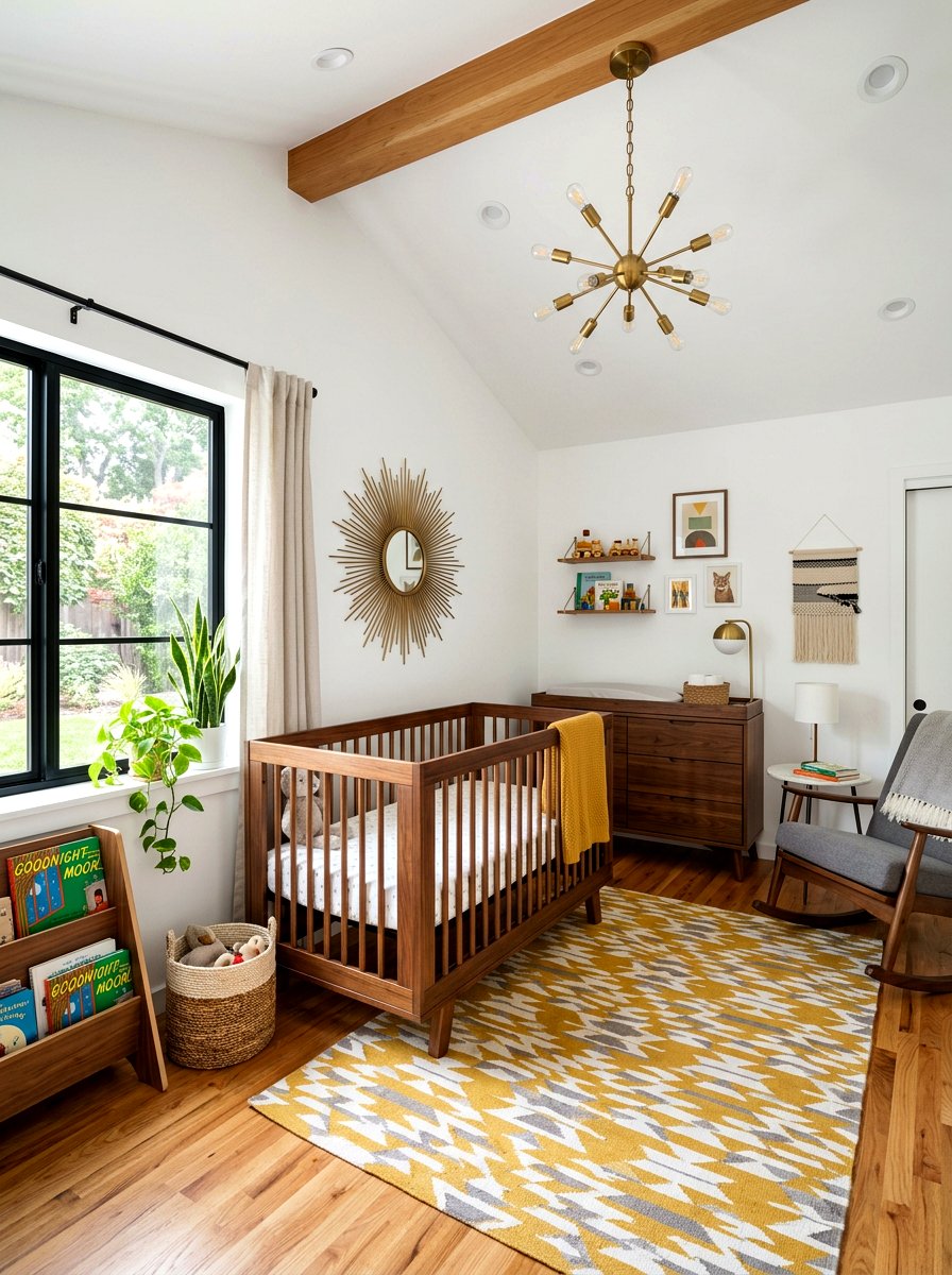 Mid Century Modern Nursery - 30 nursery ideas