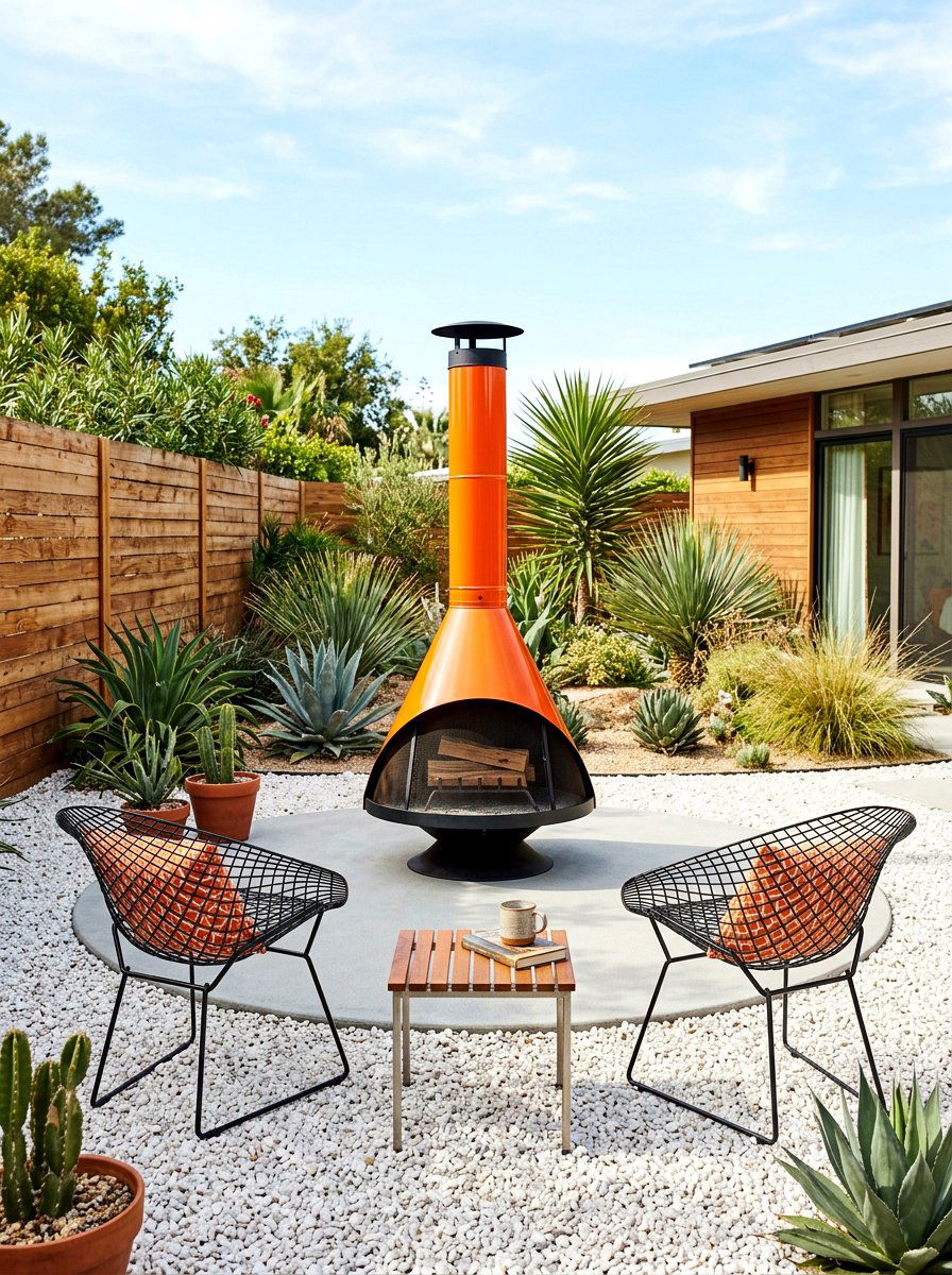 Mid Century Modern Outdoor Fireplace - 30 modern outdoor fireplace ideas