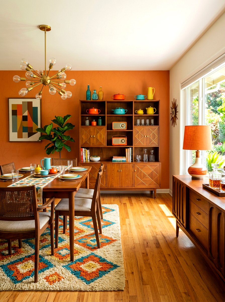 Mid Century Modern Pantry - 30 freestanding pantry cabinet ideas
