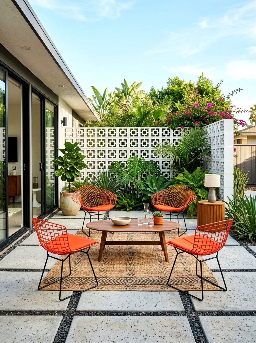 Mid Century Modern Patio - 30 modern patio ideas