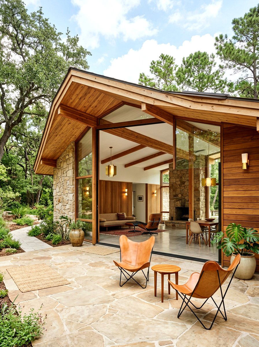 Mid Century Modern Pavilion - 30 pool pavilion ideas