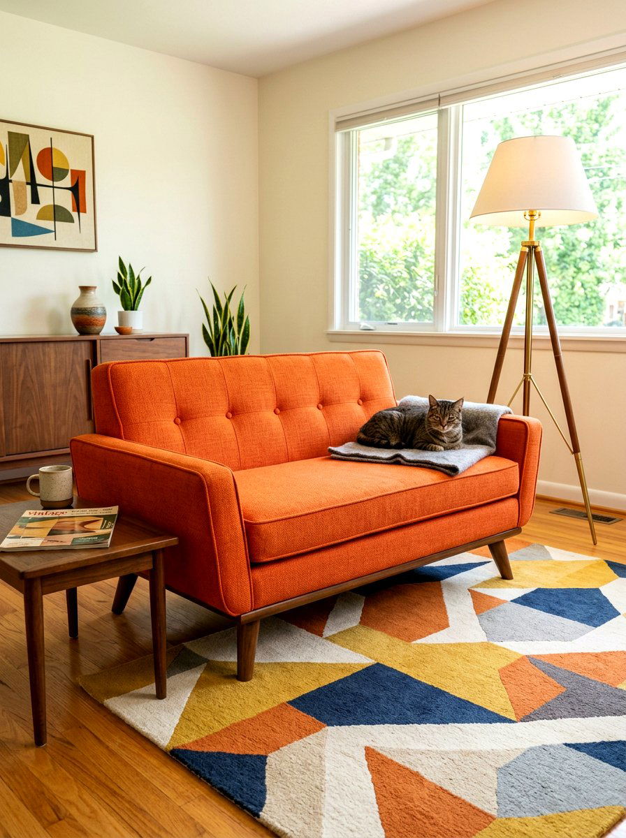 Mid Century Modern Pet Sofa - 30 pet friendly sofa styling ideas