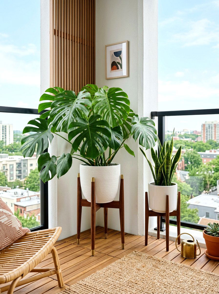 Mid Century Modern Plant Stands - 30 modern container garden ideas