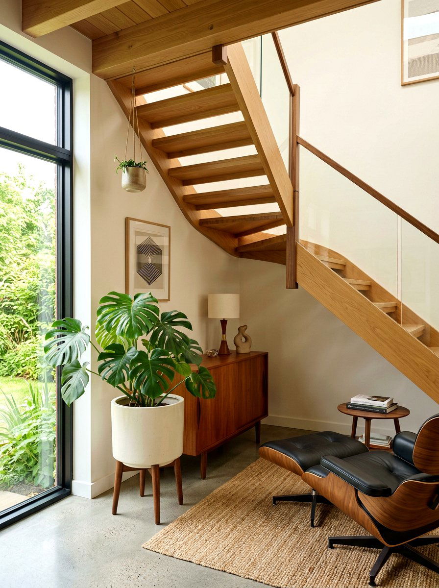 30 Staircase Plant Corner Ideas for a Lush, Upgraded Stairway
