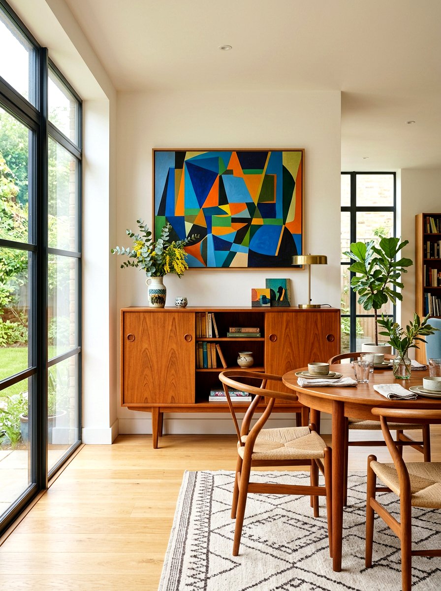 Mid Century Modern Printer Sideboard - 30 hidden printer cabinet ideas